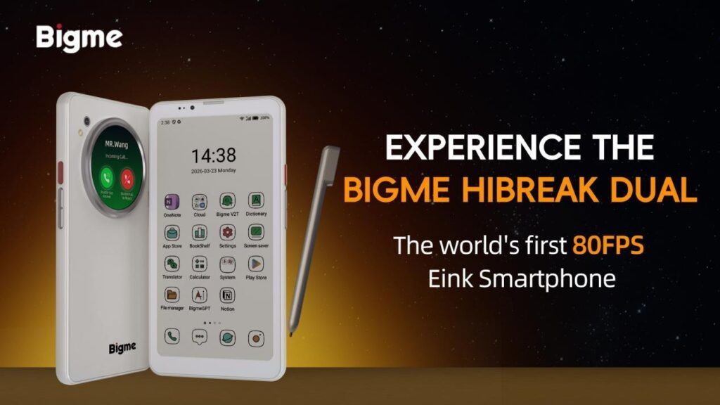 Bigme lança nova tecnologia de 80 FPS, aumentando significativamente a velocidade de exibição em telas de tinta eletrônica! 1 bigme